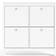 Furniture To Go Madrid White Shoe Rack 102.4x102.9cm