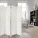 Sorbus Panel Folding White Room Divider 126x72"