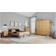 Ebuy24 Luna Oak/Black Sängbord 45x50cm