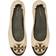 Tory Burch Claire Cap Toe - Black/New Cream