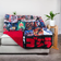 Godzilla Surreal Entertainment Movie Poster Oversized Blankets Red, Multicolour (193x137.2cm)