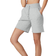 Alo High Waist Easy Sweat Short - Athletic Heather Grey