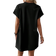 Shein Lune Solid Batwing Sleeve Hidden Pocket Tee Dress