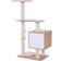 Pawhut Wood Cat Scratching Condo Activity Center 71.5x49.5x120cm