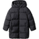 Mango Kids' Amerlong Quilted Long Coat - Black