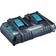 Makita DC18RD Oplader til 2x14.4V 18V