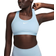 Nike Swoosh With Medium Support Padded Sports Bra For Women - Light Armory Blue/White