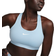 Nike Swoosh With Medium Support Padded Sports Bra For Women - Light Armory Blue/White