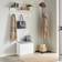 SoBuy Hallway White Skostativ 62x46cm