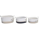 Dkd Home Decor Basket Set White/Cream/Dark Grey Korg 60cm 3st