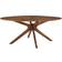 modway Crossroads Walnut Dining Table 43.5x71"