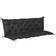 OutSunny Bench Cushion Cojín de silla Negro (98x150cm)