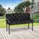 OutSunny Bench Cushion Cojín de silla Negro (98x150cm)