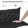 OutSunny Garden Bench Cojín de silla Negro (98x150cm)
