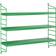 String Pocket Green Wall Shelf 60cm