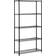 Honey Can Do 5-Tier Heavy-Duty Black Shelving System 36x72"