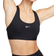 Nike Swoosh Light Support Non-Padded Sports Bra - Black/White