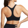 NIKE Swoosh Light Support Non-Padded Sports Bra - Black/White