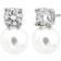 Edblad Luna Studs S - Silver/Pearls/Transparent