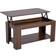Homcom Modern Lift Top Walnut Coffee Table 50x100cm