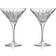 Waterford Lismore Diamond Martini Drink Glass 19.2cl 2pcs