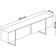 Skånska Möbelhuset Luxe Walnut Black TV-bänk 180x50cm