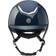 Charles Owen Standard Peak Riding Helmet - Navy Gloss/Pewter