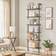 Vasagle 6 Tier Rustic Brown/Black Bogreol 204.8cm