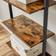 Vasagle 6 Tier Rustic Brown/Black Bogreol 204.8cm