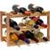 Relaxdays 10019279 Natural Brown Wine Rack 42x28cm