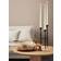 Spring Copenhagen Apollo Black Candlestick 12.6"