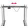 tectake Melville Grey Bordben 119cm