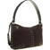 Michael Kors Astor Large Studded Suede Shoulder Bag - Brown