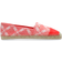 Michael Kors Kendrick Toe Cap Flats Optic - White/ Spiced Coral