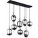 Globo Lighting Blacky Black/Smoke Lámpara Colgante 120cm