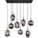 Globo Lighting Blacky Black/Smoke Lámpara Colgante 120cm