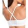 Gymshark Ruched Sports Bra - White