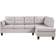 Lilola Home Dalia Light Gray Sofa 97" 4 Seater