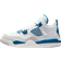 NIKE Air Jordan 4 Retro Industrial Blue PS - Off White/Neutral Grey/Military Blue