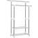 Songmics Steel-Coated Iron Tube White Portascarpe 154x172cm