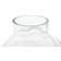 Home ESPRIT Transparent Glass Vase 32cm