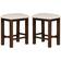 Red Barrel Studio Counter Stool Brown Seating Stool 25" 2pcs