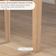 Homcom Scandi White/Natural Matbord 75cm