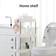 Floor Standing Beige Rullbord 3st