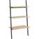 vidaXL 336370 Light Brown/Black Step Shelf 116cm