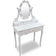 Versa Player White Dressing Table 40x80cm