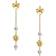 Christ Earrings - Gold/White Gold