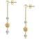 Christ Earrings - Gold/White Gold