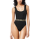 Versace Greca Border One Piece Swimsuit - Black