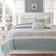 Madison Park Dawn Duvet Cover Blue (228.6x228.6)